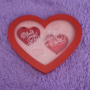 Blush Crush Red Heart Lip And Blush Set for a Radiant Glow